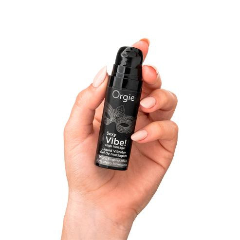 GEL STIMOLANTE lubrificante SEXY VIBE HIGH VOLTAGE salva preservativo orgie