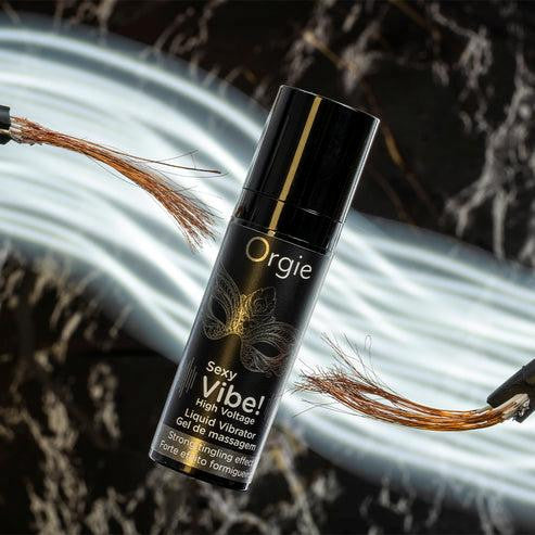 GEL STIMOLANTE lubrificante SEXY VIBE HIGH VOLTAGE salva preservativo orgie