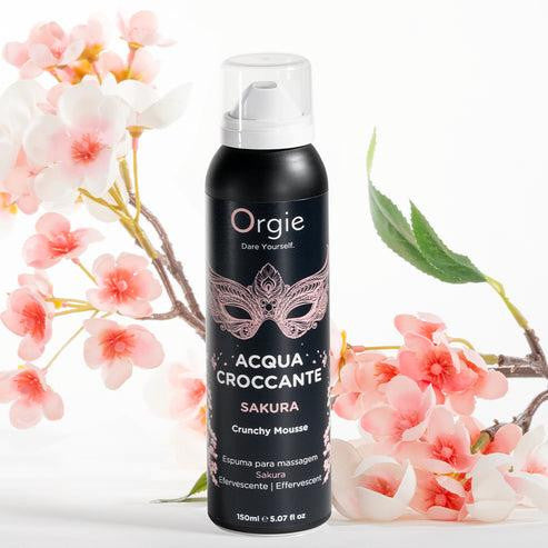 Gel schiuma da massaggio acqua croccante orgie 150 ml sakura