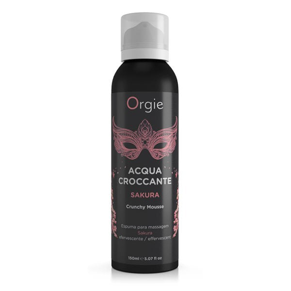 Gel schiuma da massaggio acqua croccante orgie 150 ml sakura
